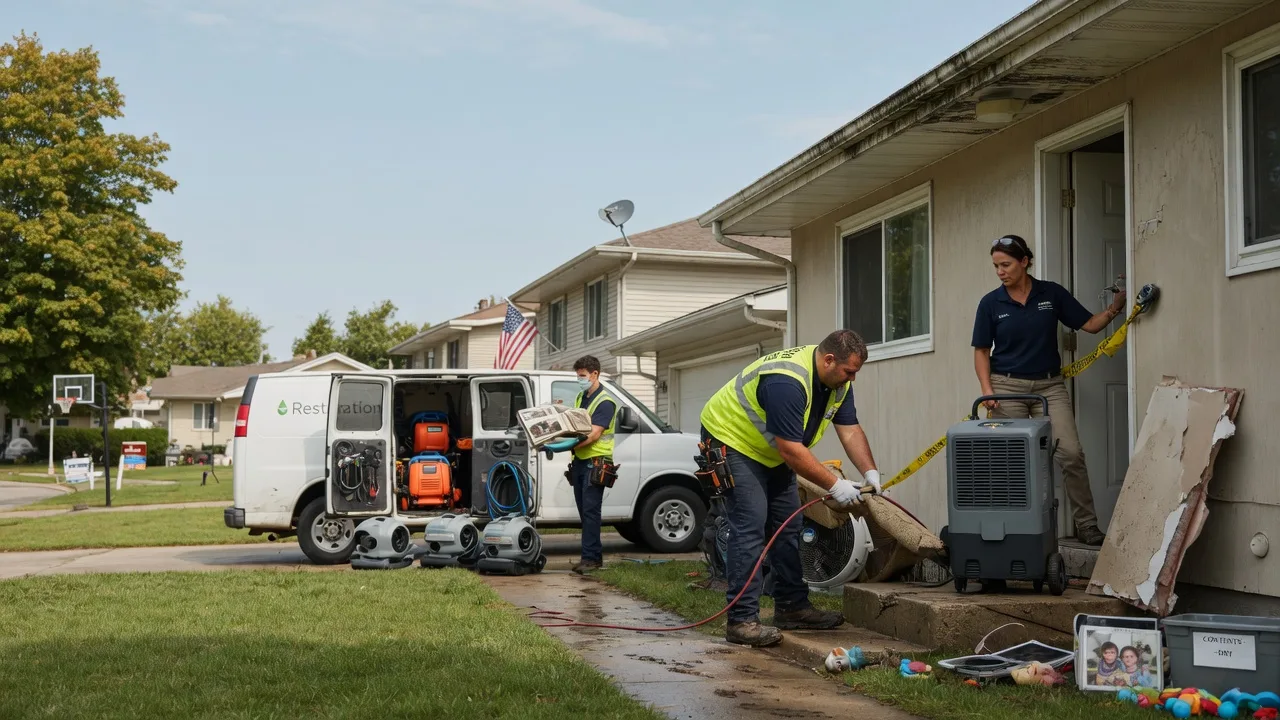 Water Damage Restoration in Indianola, IL near me